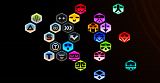 image of various powerups in Hive Bomber